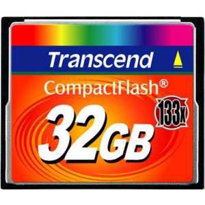 Карта памяти Transcend CF 32GB 133X (TS32GCF133) карта памяти compact flash 32gb transcend 133x