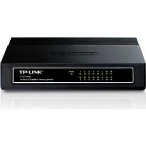 Коммутатор TP-Link TL-SF1016D коммутатор tp link tl sf1016d 16x100mb неуправляемый