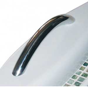 фото Ручка для ванны riho lux lux thermae полированная сталь (ag03120)