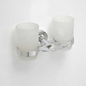 Стакан для ванной Bemeta двойной 192x125 мм (104110042) держатель со стаканами milacio valls бронза двойной mc 923 br