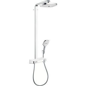 фото Душевая система hansgrohe raindance select e300 2jet showerpipe с термостатом (27126400)