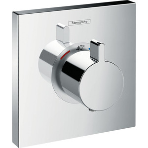Термостат для душа Hansgrohe ShowerSelect центральный, для механизма 01800180, хром (15760000) термостат для ванны hansgrohe showerselect s для механизма 01800180 полированное золото 15743990