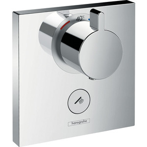 Термостат для душа Hansgrohe ShowerSelect для механизма 01800180, хром (15761000) термостат для душа grohe grohtherm smartcontrol накладная панель для 35600 29118dc0