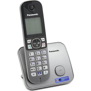 Радиотелефон Panasonic KX-TG6811RUM телефон ip dect panasonic kx tpa60rub sip трубка цифр ip телефон