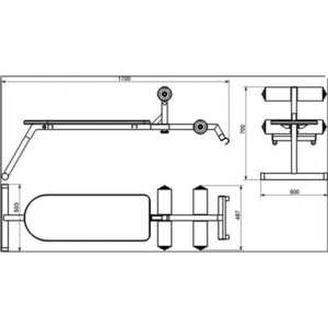 фото Комплект опций к скамье для пресса kampfer ksw professional bench press