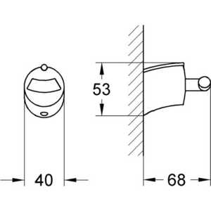 фото Крючок grohe tenso (40295000)