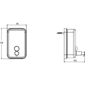 Дозатор для жидкого мыла Ideal Standard iom (A9109MY)