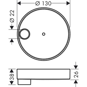 фото Мыльница hansgrohe cassetta s puro 28679000hg (28679000)