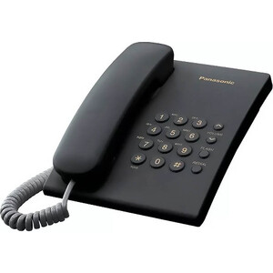 Проводной телефон Panasonic KX-TS2350RUB телефон для call центра проводной телефон с панелью набора номера