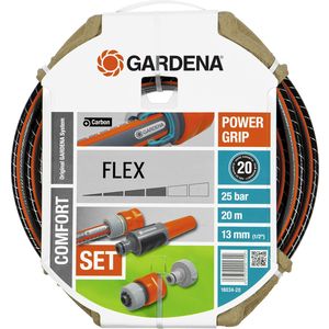 фото Шланг gardena 1/2'' (13мм) 20м с комплектом фитингов flex (18034-20.000.00)