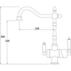 Смеситель для кухни ZorG Clean water (ZR 326 yf satin)