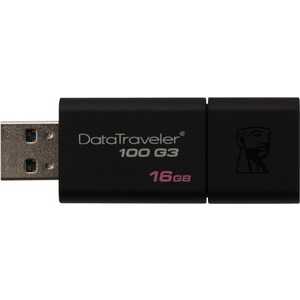 фото Флеш-диск kingston 16gb datatraveler traveler 100 g3 черный (dt100g3/ 16gb)