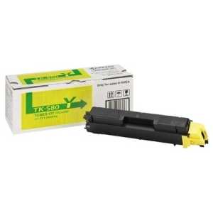 Картридж Kyocera TK-580Y (1T02KTANL0) лазерный картридж easyprint lk 170 tk 170 tk170 170 для принтеров kyocera