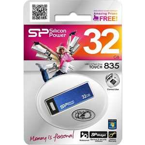 фото Флеш-диск silicon power 32gb touch 835 синий (sp032gbuf2835v1b)