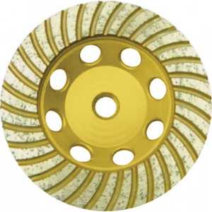 

Чашка алмазная шлифовальная FIT 125х22.2мм ''Турбо'' (39521), 125х22.2мм "Турбо" (39521)