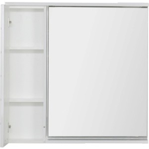 фото Зеркало-шкаф aquanet доминика 90 led r цвет бел (176571)