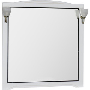 фото Зеркало aquanet луис 110 белый без светильника (173211)