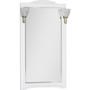 Зеркало Aquanet Луис 65 белый без светильника (164892) зеркало для ванной aquanet николь 100 орех без светильника