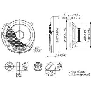 Акустическая система Kenwood KFC-E130P