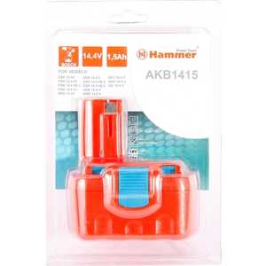 

Аккумулятор Hammer AKB1415 14.4В 1.5Ач, AKB1415 14.4В 1.5Ач