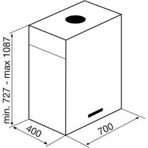 Вытяжка Korting KHA 7950 X Cube