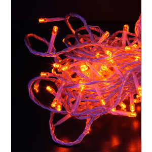 фото Гирлянда светодиодная light нить с возможностью динамики 20 м оранжевая 24v прозрачный провод