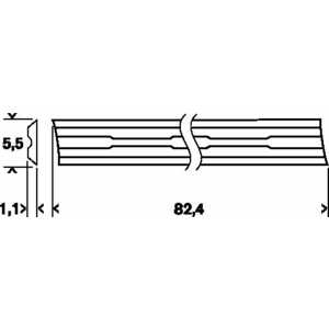 фото Ножи для рубанка bosch 82мм 10шт твердосплав (2.607.001.292)