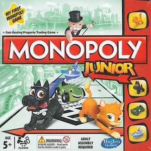 

Настольная игра Hasbro Моя первая монополия A6984, Моя первая монополия A6984