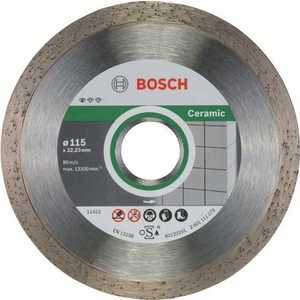 фото Диск алмазный bosch 115х22.2 мм 10 шт standard for ceramic (2.608.603.231)