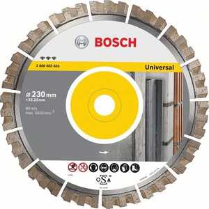 

Диск алмазный Bosch 300х25.4 мм Best for Universal (2.608.603.635), 300х25.4 мм Best for Universal (2.608.603.635)