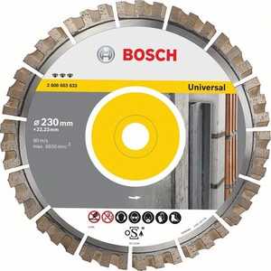 фото Диск алмазный bosch 230х22.2 мм best for universal (2.608.603.633)