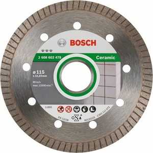 фото Диск алмазный bosch 115х22.2 мм best for ceramic extra-clean turbo (2.608.602.478)