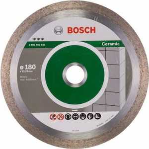 

Диск алмазный Bosch 180х22.2 мм Best for Ceramic (2.608.602.633), 180х22.2 мм Best for Ceramic (2.608.602.633)