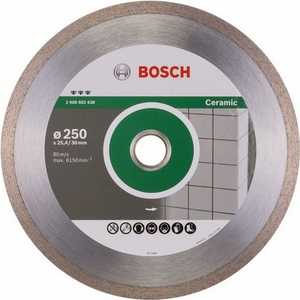 фото Диск алмазный bosch 250х30/25.4 мм best for ceramic (2.608.602.638)