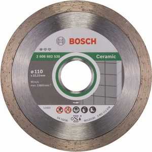 фото Диск алмазный bosch 110х22.2 мм standard for ceramic (2.608.602.535)