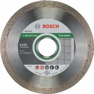 фото Диск алмазный bosch 115.22.2 мм standard for ceramic (2.608.602.201)