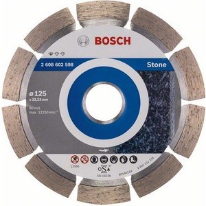 фото Диск алмазный bosch 125х22.2 мм standard for stone (2.608.602.598)