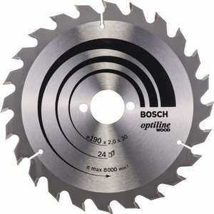 

Диск пильный Bosch 190х30мм 24зуба Optiline Wood (2.608.641.185), 190х30мм 24зуба Optiline Wood (2.608.641.185)