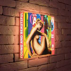 FotonioBox Лайтбокс Молодая и прекрасная 35x35-116