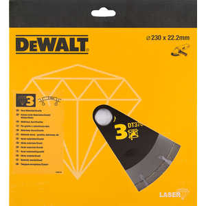 

Диск алмазный DeWALT 230х22.2мм (DT 3766), 230х22.2мм (DT 3766)