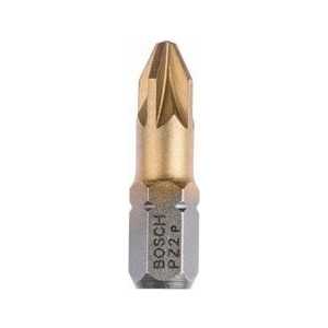 

Бит Bosch PZ2 х25мм 10шт TIN (2.607.001.594), PZ2 х25мм 10шт TIN (2.607.001.594)