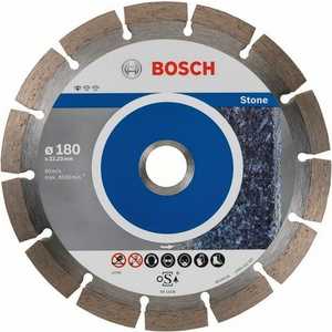 

Диск алмазный Bosch 180х22.2мм 10шт Standard for Stone (2.608.603.237), 180х22.2мм 10шт Standard for Stone (2.608.603.237)