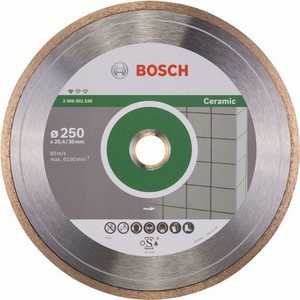 фото Диск алмазный bosch 250х30/25.4мм standard for ceramic (2.608.602.539)