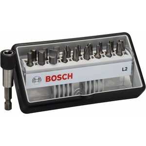 Набор бит Bosch х25мм PH/PZ/TX/SL/HEX 18шт + держатель Extra Hart Robust Line (2.607.002.568) х25мм PH/PZ/TX/SL/HEX 18шт + держатель Extra Hart Robust Line (2.607.002.568) - фото 1