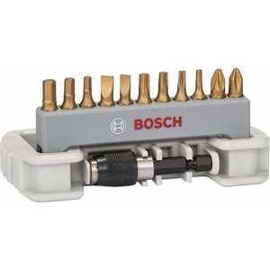 Набор бит Bosch х25мм PH/PZ/TX/SL/HEX 12шт + держатель (2.608.522.128)