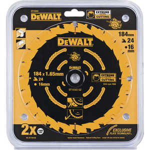 

Диск пильный DeWALT 184х16мм 24зуба Extreme (DT 10302), 184х16мм 24зуба Extreme (DT 10302)