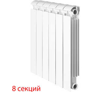 

Радиатор отопления Global биметаллические STYLE EXTRA 500 (8 секций), биметаллические STYLE EXTRA 500 (8 секций)
