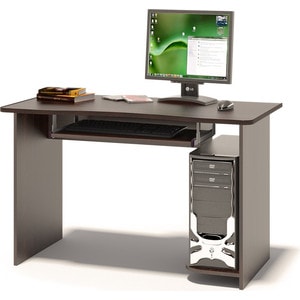 Компьютерный стол СОКОЛ КСТ-04.1 венге стол компьютерный сокол кст 09 венге правый