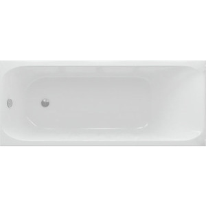 фото Акриловая ванна акватек альфа 170х70 см фронтальная панель, каркас, слив-перелив (alf170-0000047)