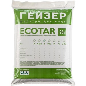 Гейзер Экотар В, мешок 25 л (40081) тантум верде спрей для местного применения дозированный 0 255 мг доза фл 30мл